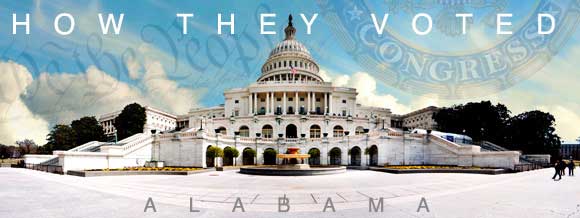 How Alabama Congressional delegations voted on health care legislation
